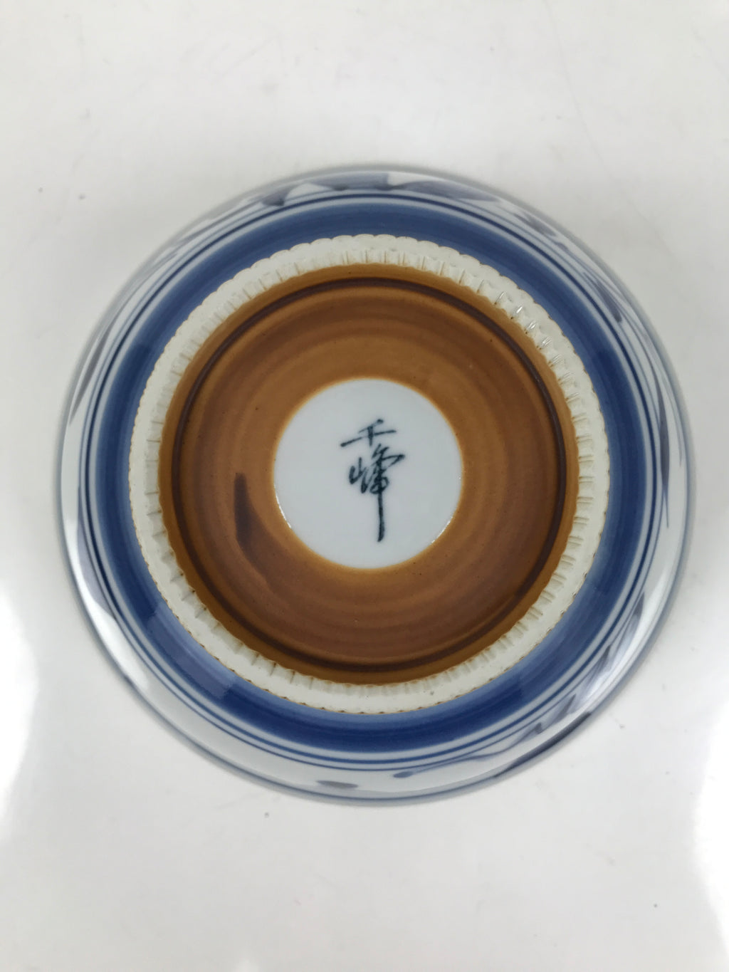 Japanese Porcelain Donburi Bowl Soba Udon Noodle Soup Blue White Sometsuke Y406