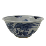 Japanese Porcelain Donburi Bowl Soba Udon Noodle Soup Blue White Sometsuke Y406