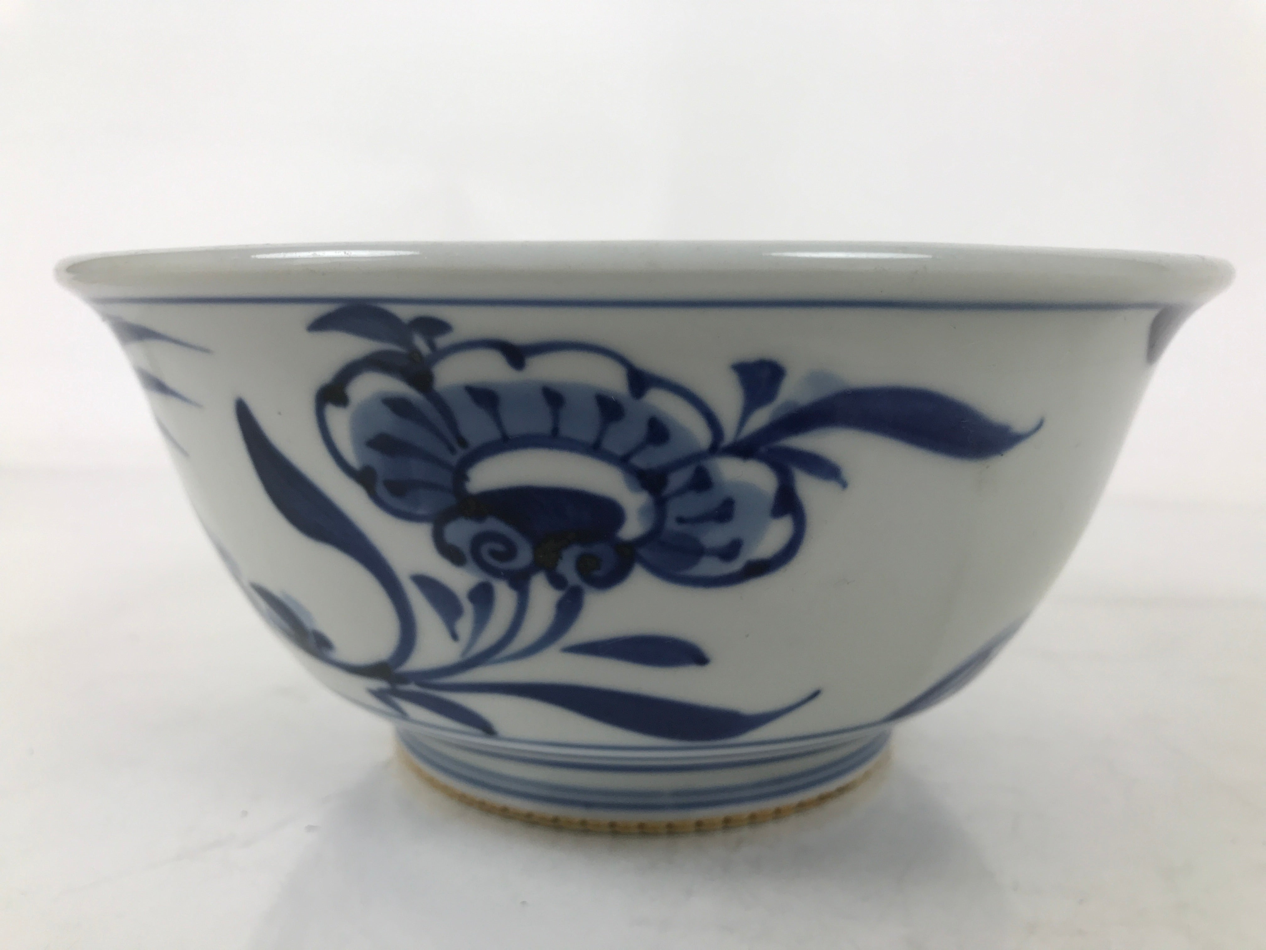 Japanese Porcelain Donburi Bowl Soba Udon Noodle Soup Blue White Sometsuke Y407