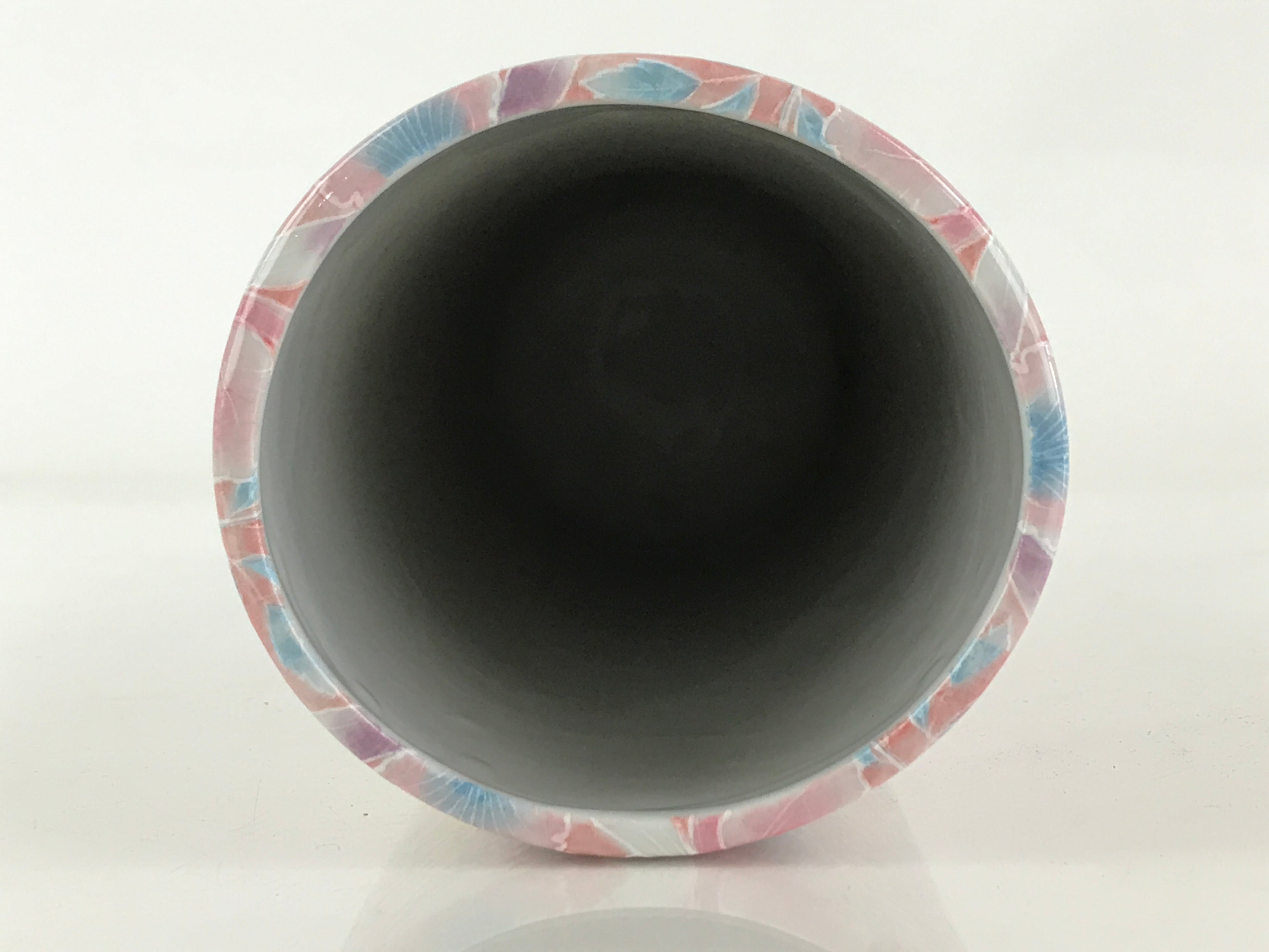 Japanese Porcelain Flower Vase Kabin Floral Pattern Ikebana Pink FK20