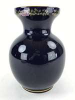 Japanese Porcelain Flower Vase Kutani ware Vtg Kabin Ikebana Arrangement FK40