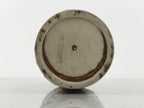 Japanese Porcelain Flower Vase Vtg Ikebana Kabin Brown Gray Ash Glaze FK223