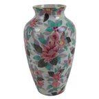 Japanese Porcelain Flower Vase Vtg Ikebana Kabin Pink Camellia Tsubaki FK132