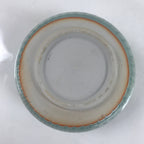 Japanese Porcelain Green Tea Bowl Matcha Chawan Vtg Celadon Seiji Blue CHB77