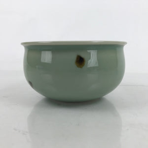 Japanese Porcelain Green Tea Bowl Matcha Chawan Vtg Celadon Seiji Blue CHB91