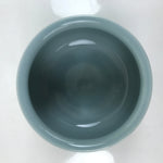 Japanese Porcelain Green Tea Bowl Matcha Chawan Vtg Celadon Seiji Blue CHB96