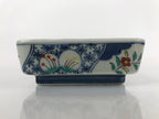 Japanese Porcelain Imari Small Plate Kozara Vtg Sashimi Blue Red Flowers PY929