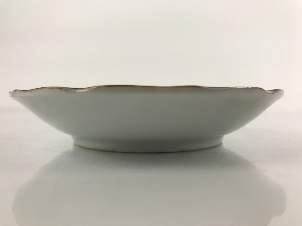 Japanese Porcelain Imari Small Plate Kozara Vtg Sometsuke Scenery Blue PY676