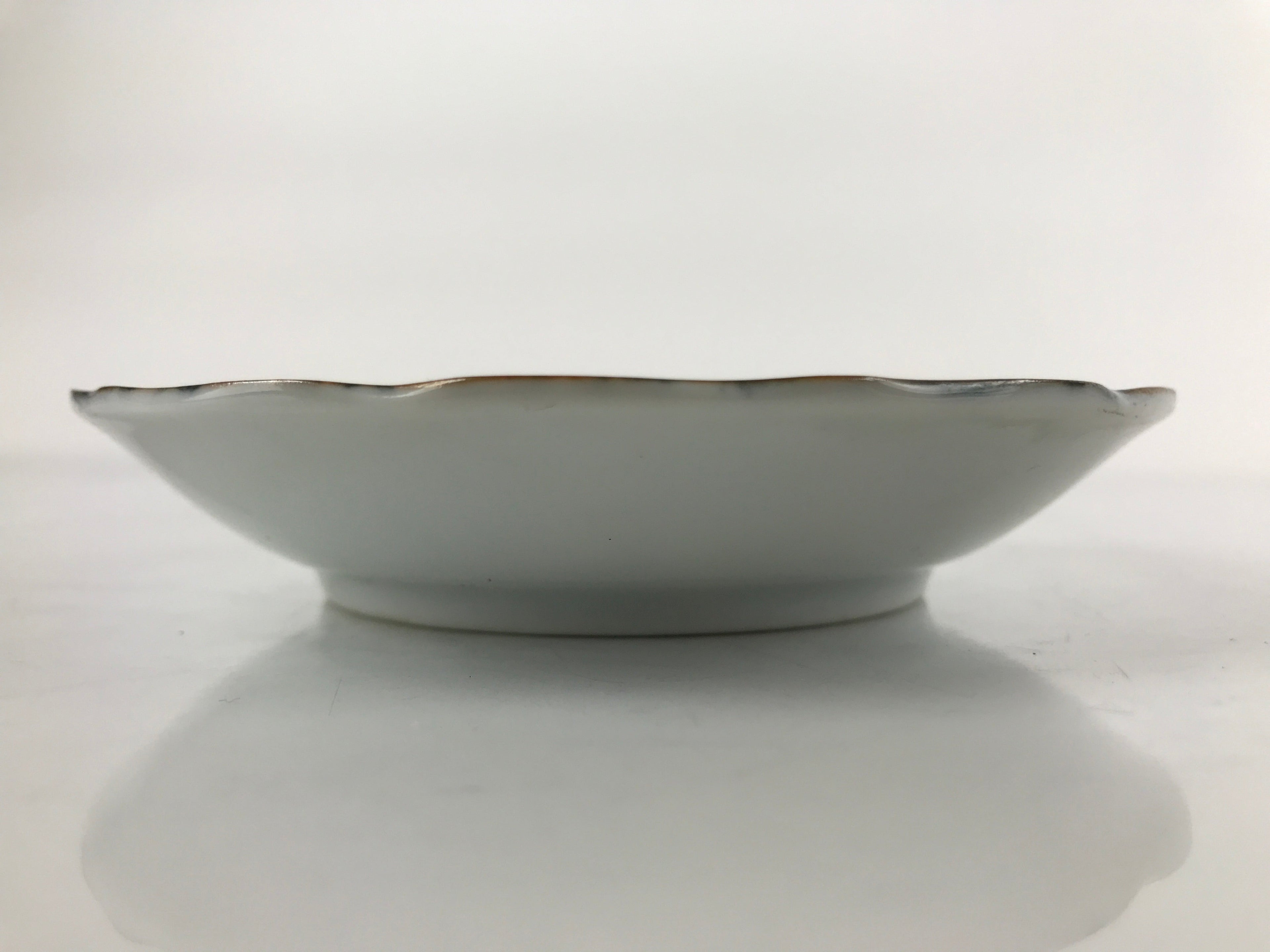 Japanese Porcelain Imari Small Plate Kozara Vtg Sometsuke Scenery Blue PY676