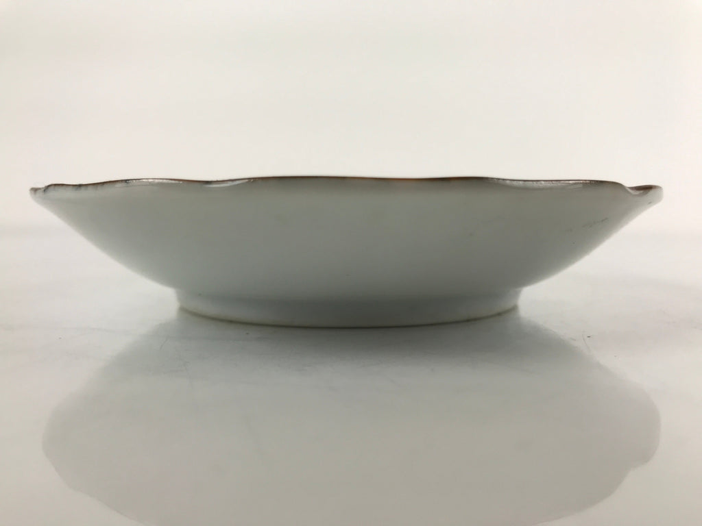 Japanese Porcelain Imari Small Plate Kozara Vtg Sometsuke Scenery Blue PY677