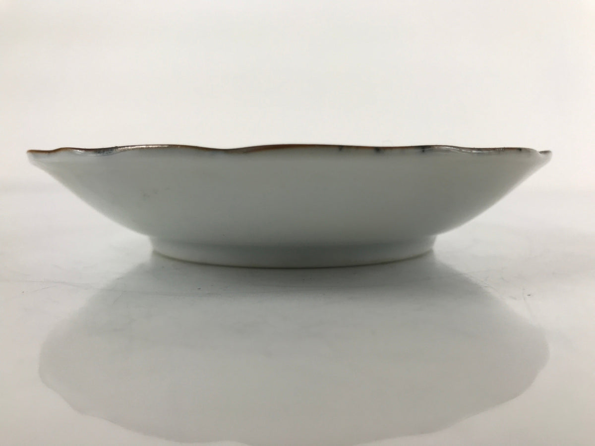 Japanese Porcelain Imari Small Plate Kozara Vtg Sometsuke Scenery Blue PY677
