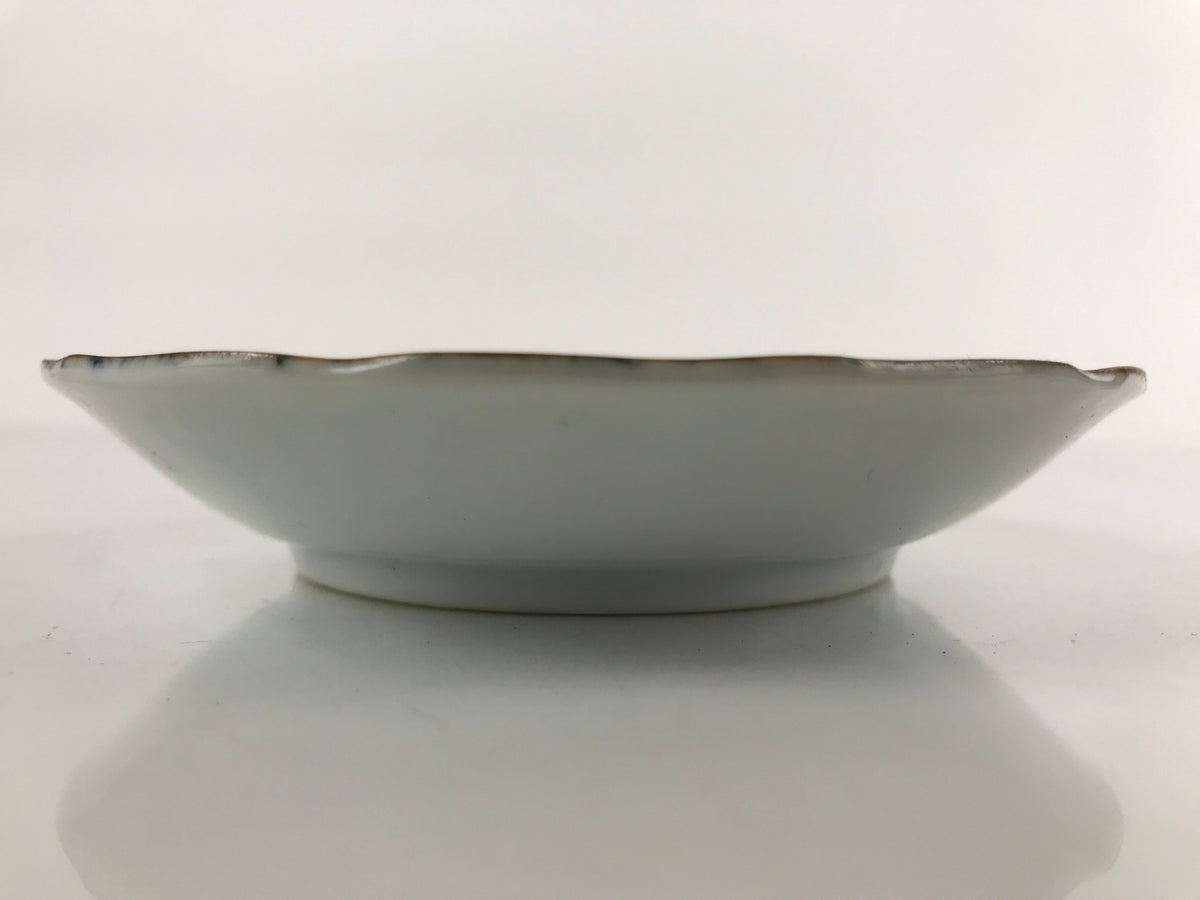 Japanese Porcelain Imari Small Plate Kozara Vtg Sometsuke Scenery Blue PY678