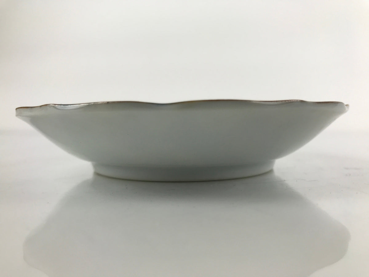 Japanese Porcelain Imari Small Plate Kozara Vtg Sometsuke Scenery Blue PY678
