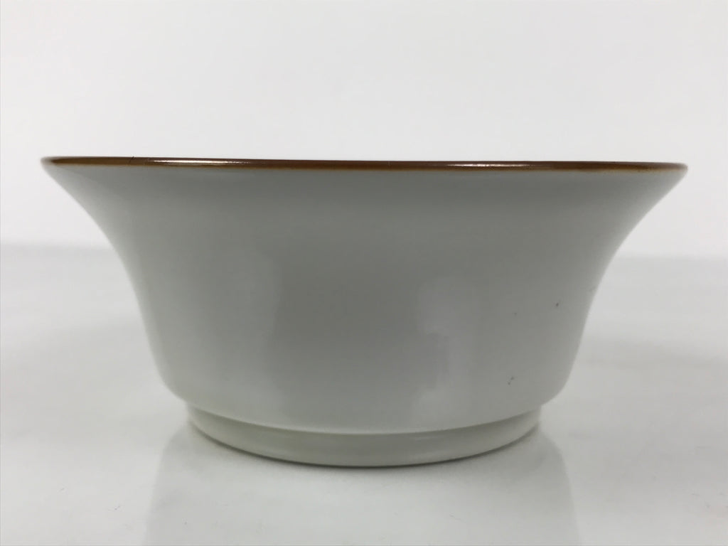 Japanese Porcelain Kakiemon Small Bowl Vtg Kobachi Blue Dragon Red Border Y484