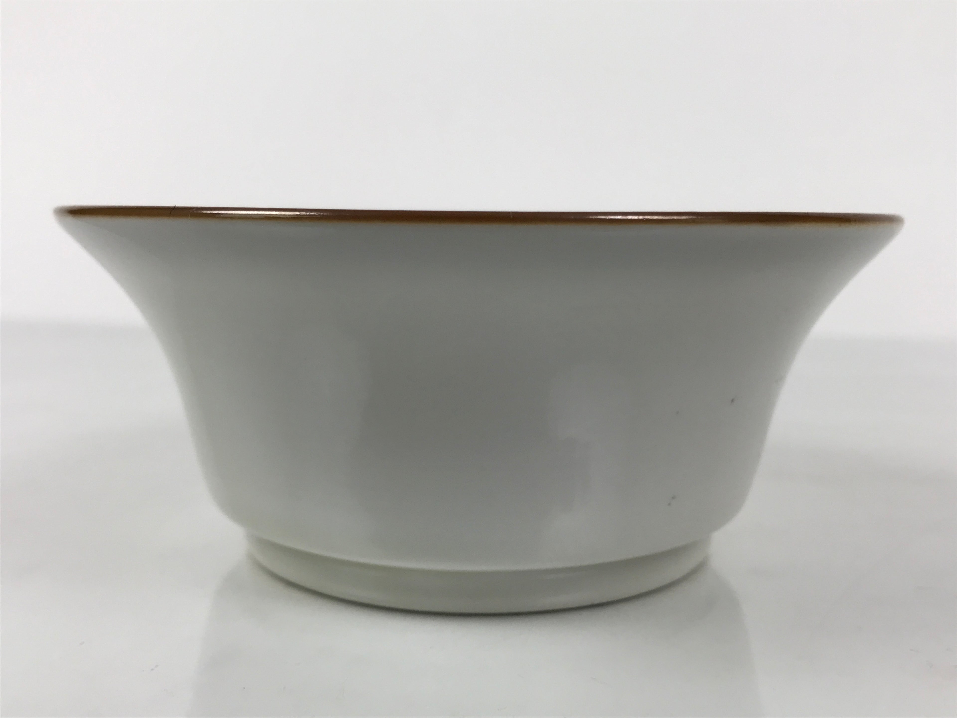 Japanese Porcelain Kakiemon Small Bowl Vtg Kobachi Blue Dragon Red Border Y484