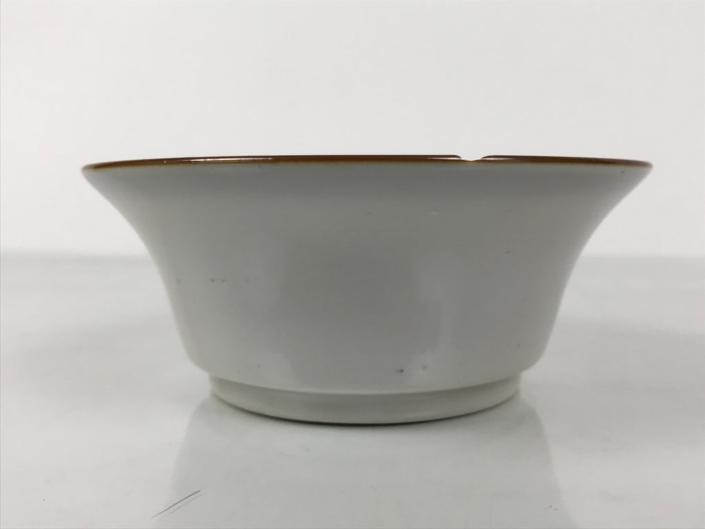 Japanese Porcelain Kakiemon Small Bowl Vtg Kobachi Blue Dragon Red Border Y484