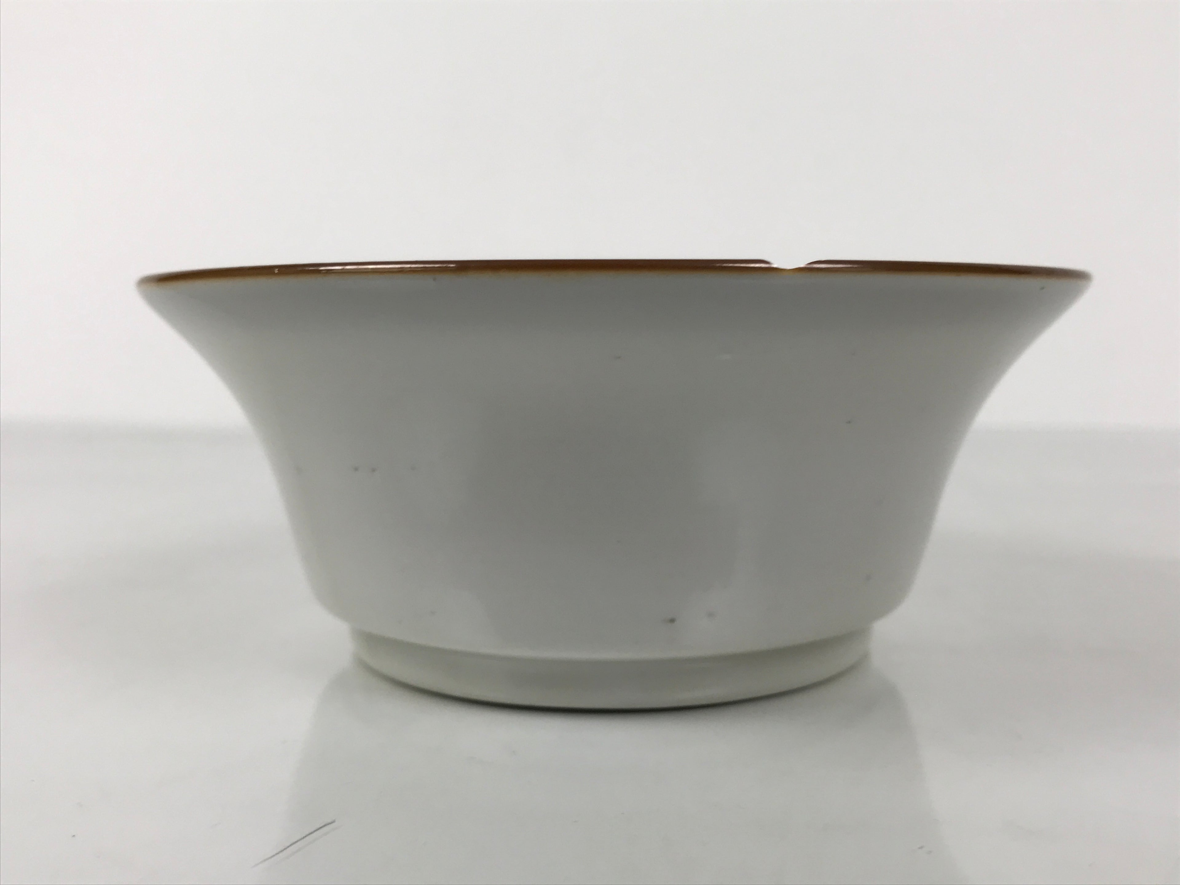 Japanese Porcelain Kakiemon Small Bowl Vtg Kobachi Blue Dragon Red Border Y484