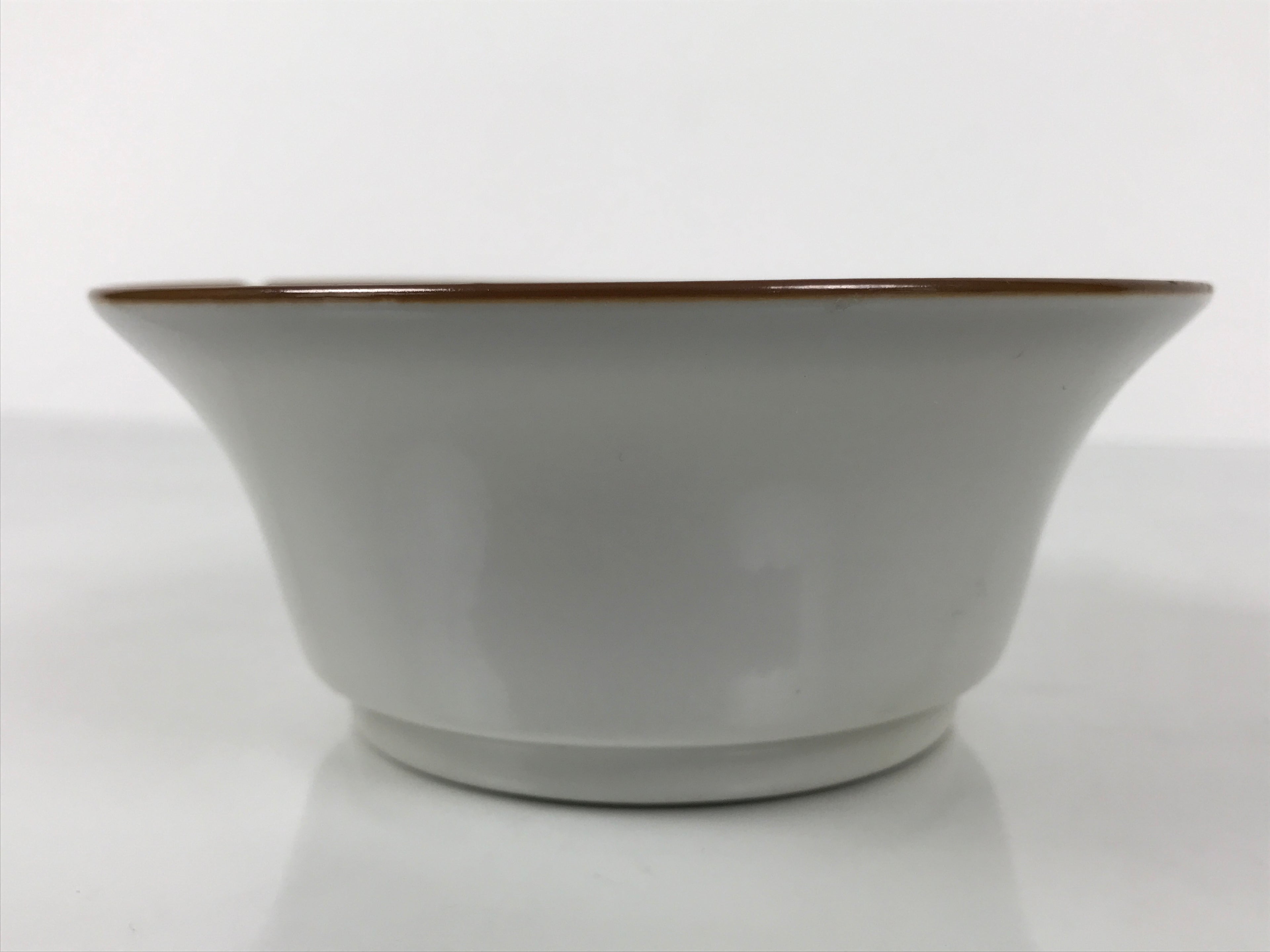 Japanese Porcelain Kakiemon Small Bowl Vtg Kobachi Blue Dragon Red Border Y484