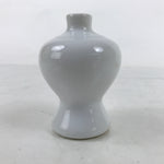 Japanese Porcelain Kamidana Sake Bottle Vtg Shinto Shrine Tokkuri White BA467