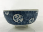 Japanese Porcelain Large Donburi Bowl Sometsuke Vtg Blue White Floral Dish Y199