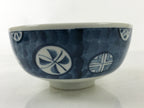 Japanese Porcelain Large Donburi Bowl Sometsuke Vtg Blue White Floral Dish Y199