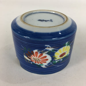Japanese Porcelain Lidded Bowl Blue Sometsuke Flower Pattern Pickle Case PP49