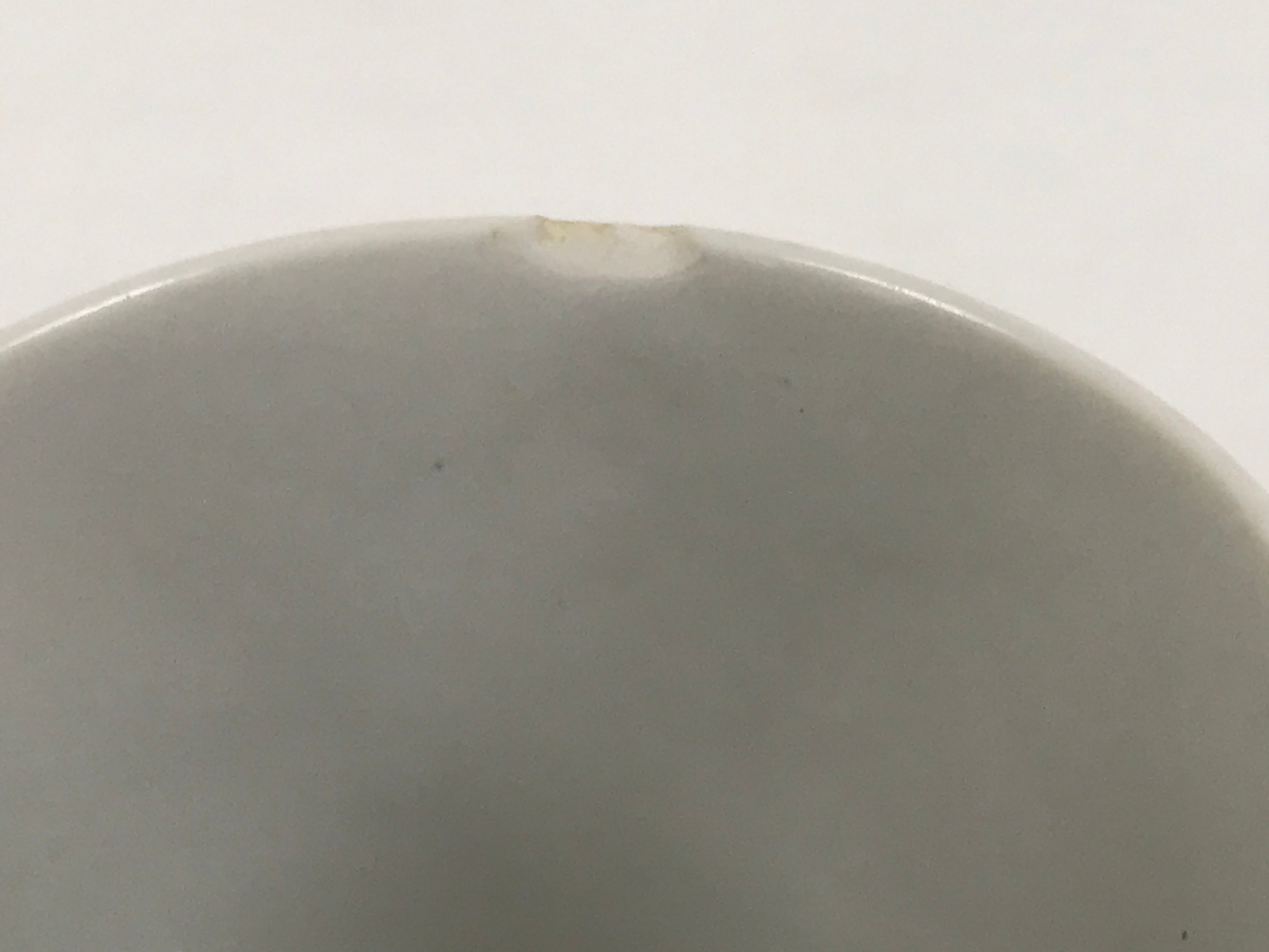 Japanese Porcelain Lidded Bowl Mushiwan White Blue Leaf Floral Sometsuke Y457