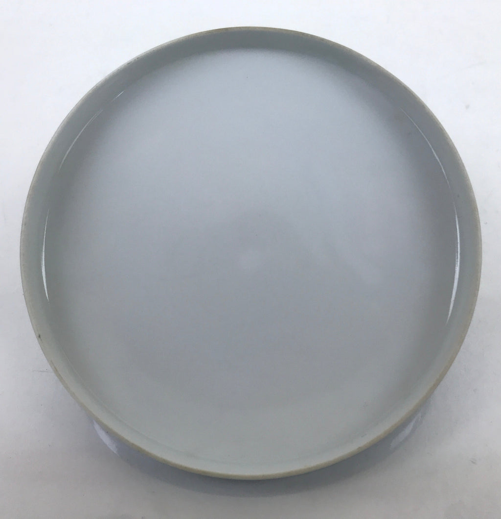 Japanese Porcelain Lidded Teacup Vtg Kikyo Balloon Flower Yunomi Blue TC504