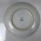 Japanese Porcelain Medium Serving Plate Chuzara Round Pink Floral Leaf Y242