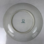 Japanese Porcelain Medium Serving Plate Chuzara Vtg Round Pink Floral Leaf Y245