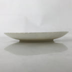 Japanese Porcelain Medium Serving Plate Chuzara Vtg Round Pink Floral Leaf Y246