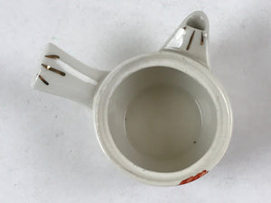 Japanese Porcelain Miniature Tea Set Vtg Kyusu Yokode Teapot 2 Cups White PY541