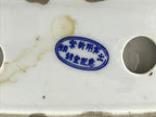 Japanese Porcelain Neck Rest Antique Geisha Takamakura Pillow Blue White JK569