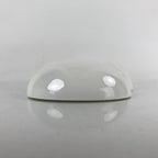 Japanese Porcelain Noh Mask Okame Vtg Otafuku Smile Woman Decoration White OM47