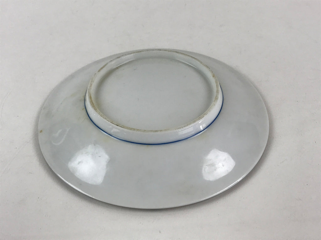 Japanese Porcelain Plate Blue Sometsuke Plum blossoms Flower Pattern Sara PY239
