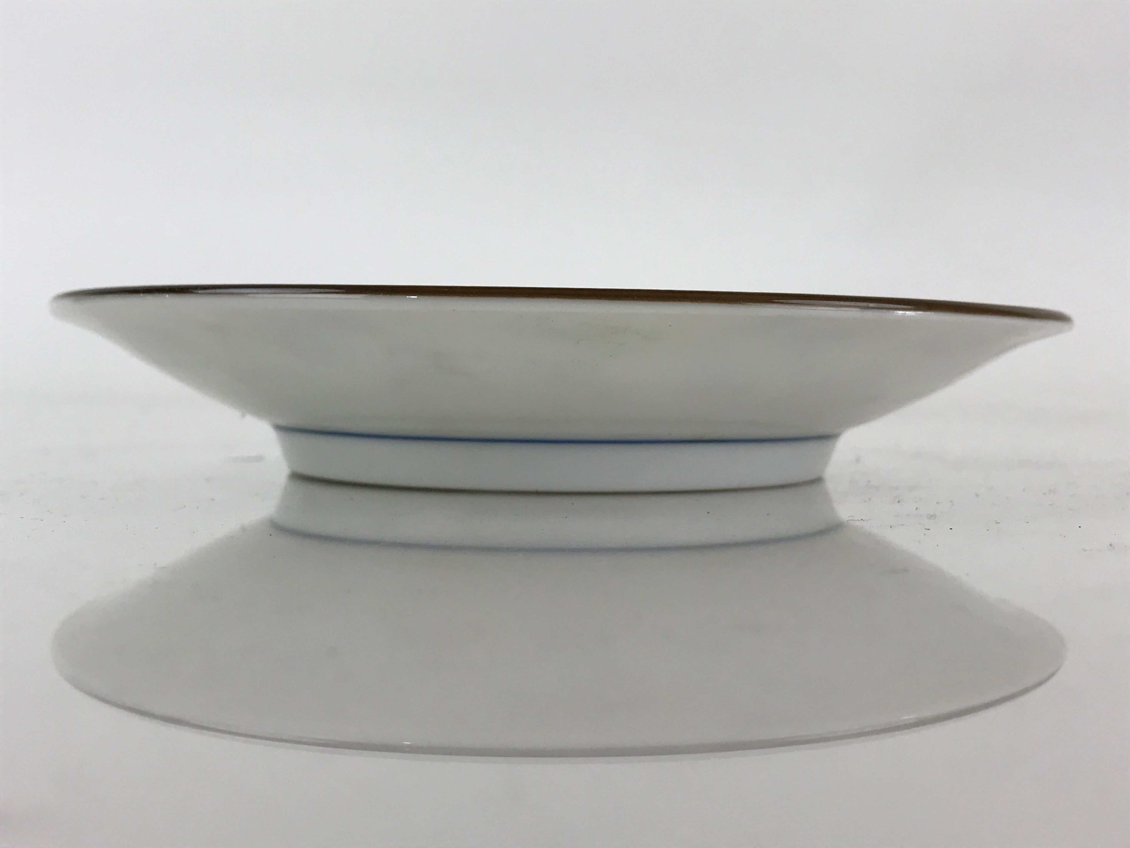 Japanese Porcelain Plate Blue Sometsuke Plum blossoms Flower Pattern Sara PY239