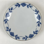 Japanese Porcelain Plate Blue Sometsuke Plum blossoms Flower Pattern Sara PY239
