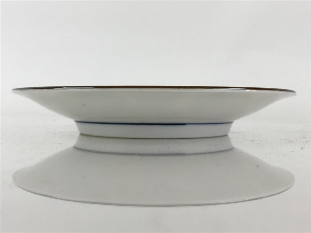 Japanese Porcelain Plate Blue Sometsuke Plum blossoms Flower Pattern Sara PY240