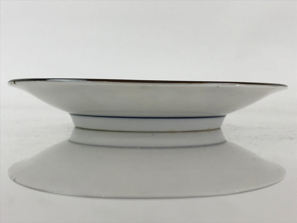 Japanese Porcelain Plate Blue Sometsuke Plum blossoms Flower Pattern Sara PY240