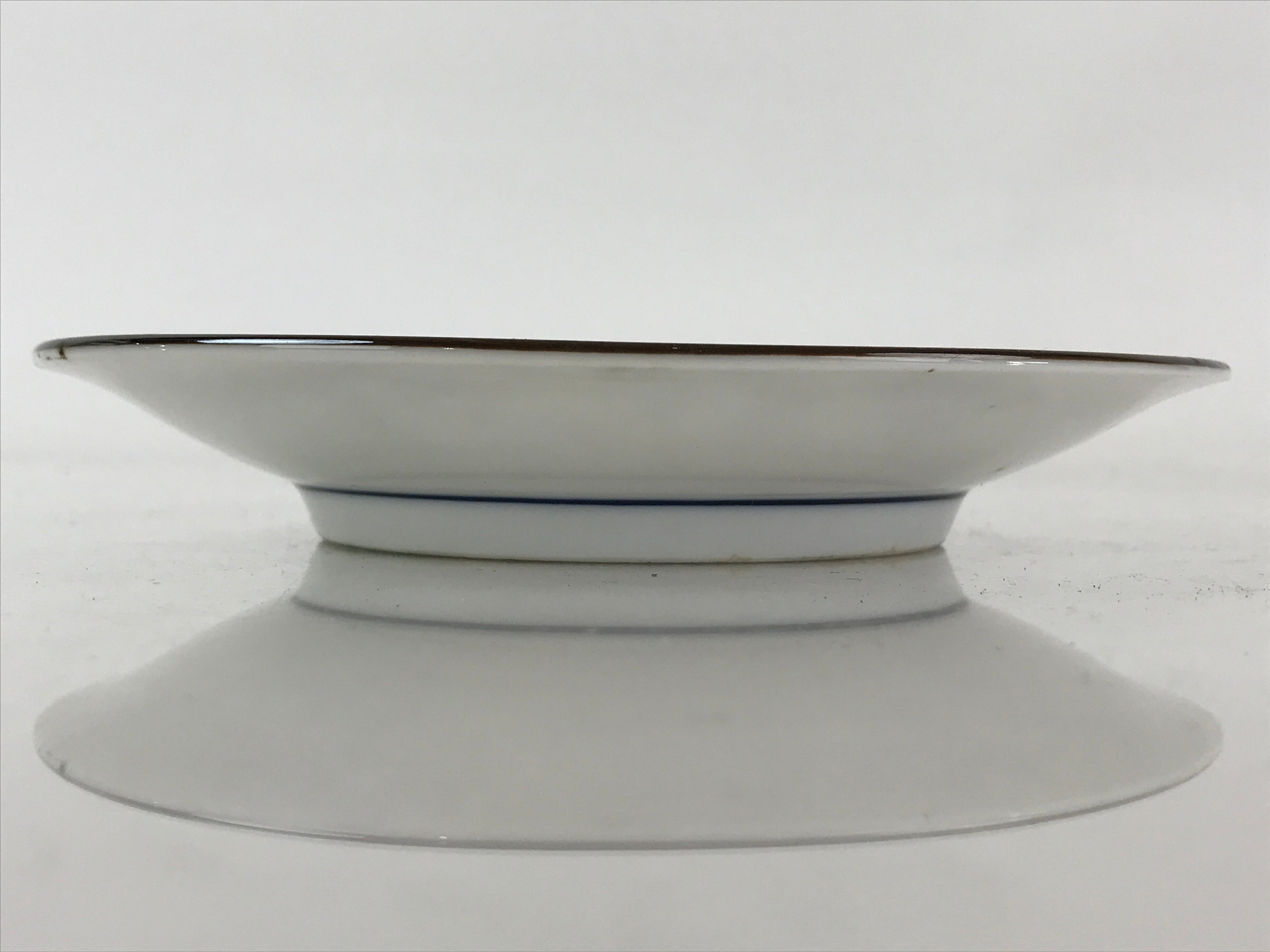 Japanese Porcelain Plate Blue Sometsuke Plum blossoms Flower Pattern Sara PY240