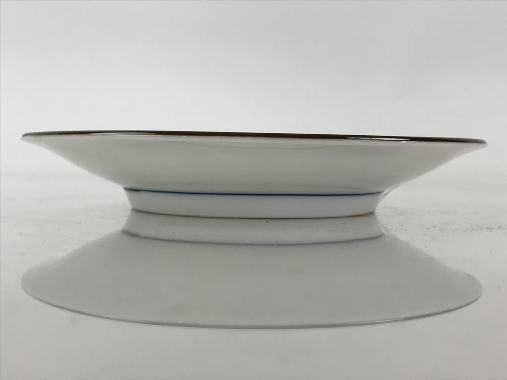 Japanese Porcelain Plate Blue Sometsuke Plum blossoms Flower Pattern Sara PY240