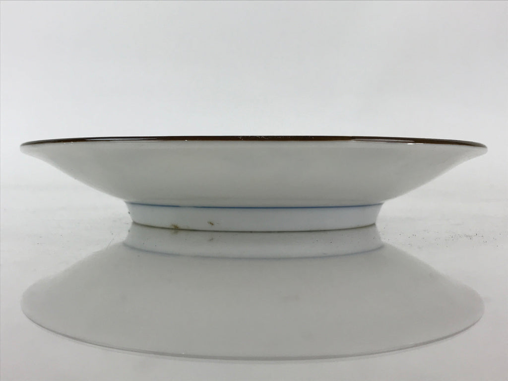 Japanese Porcelain Plate Blue Sometsuke Plum blossoms Flower Pattern Sara PY241