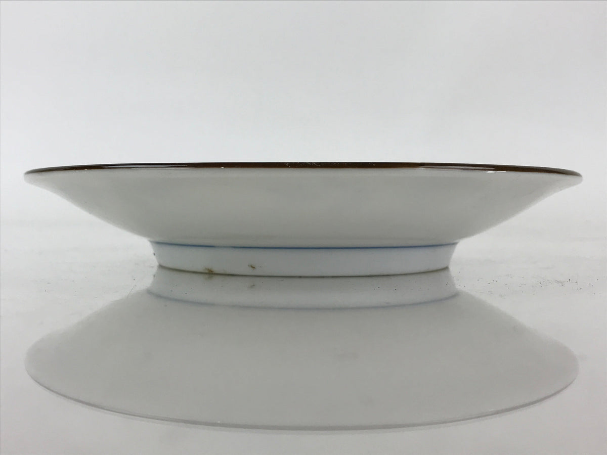 Japanese Porcelain Plate Blue Sometsuke Plum blossoms Flower Pattern Sara PY241
