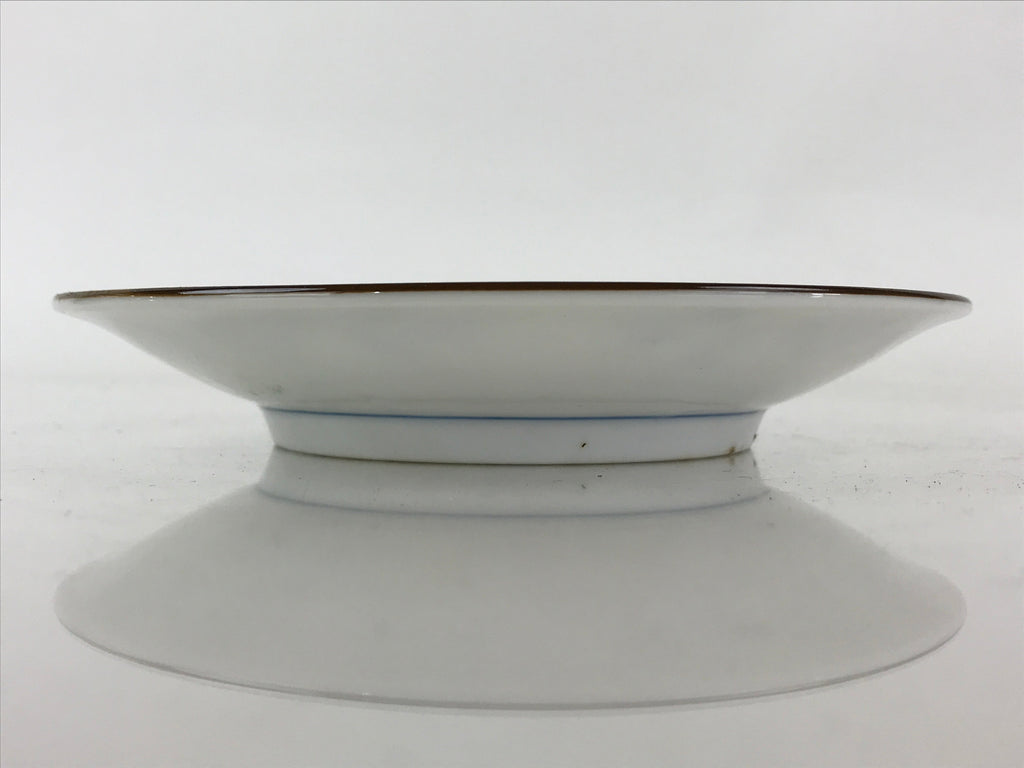 Japanese Porcelain Plate Blue Sometsuke Plum blossoms Flower Pattern Sara PY241