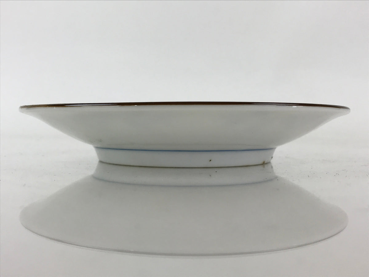 Japanese Porcelain Plate Blue Sometsuke Plum blossoms Flower Pattern Sara PY241