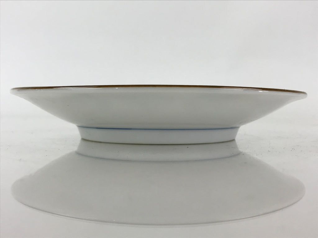 Japanese Porcelain Plate Blue Sometsuke Plum blossoms Flower Pattern Sara PY241