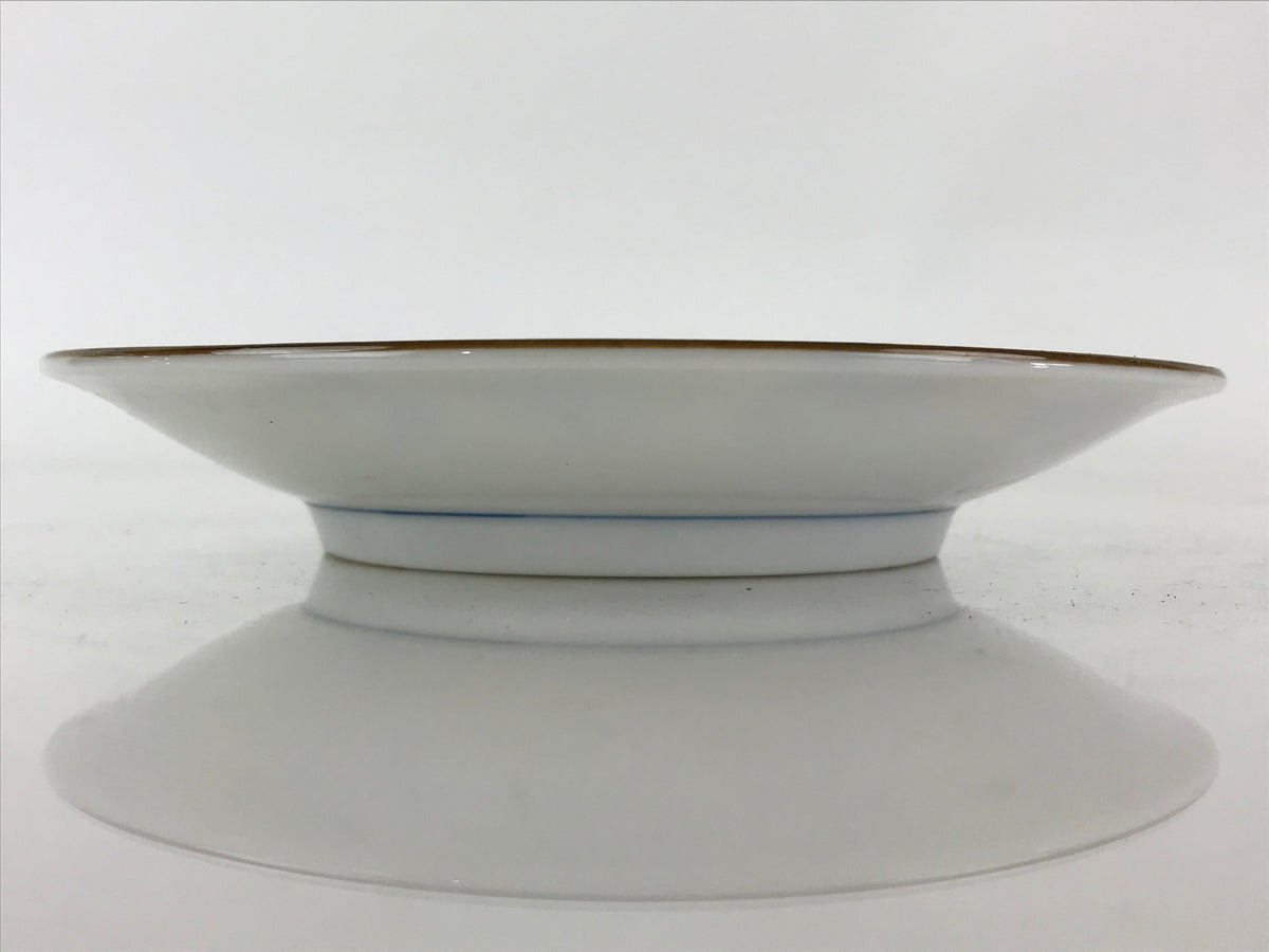 Japanese Porcelain Plate Blue Sometsuke Plum blossoms Flower Pattern Sara PY241