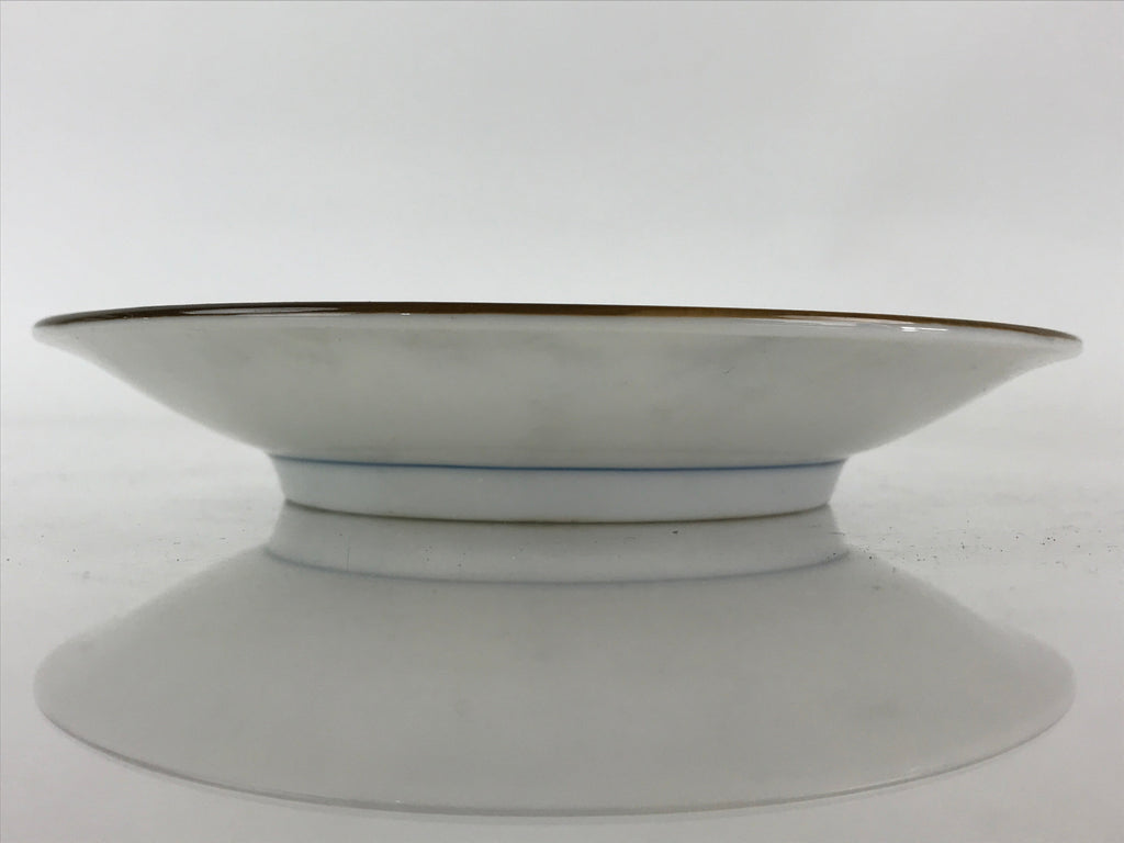 Japanese Porcelain Plate Blue Sometsuke Plum blossoms Flower Pattern Sara PY241
