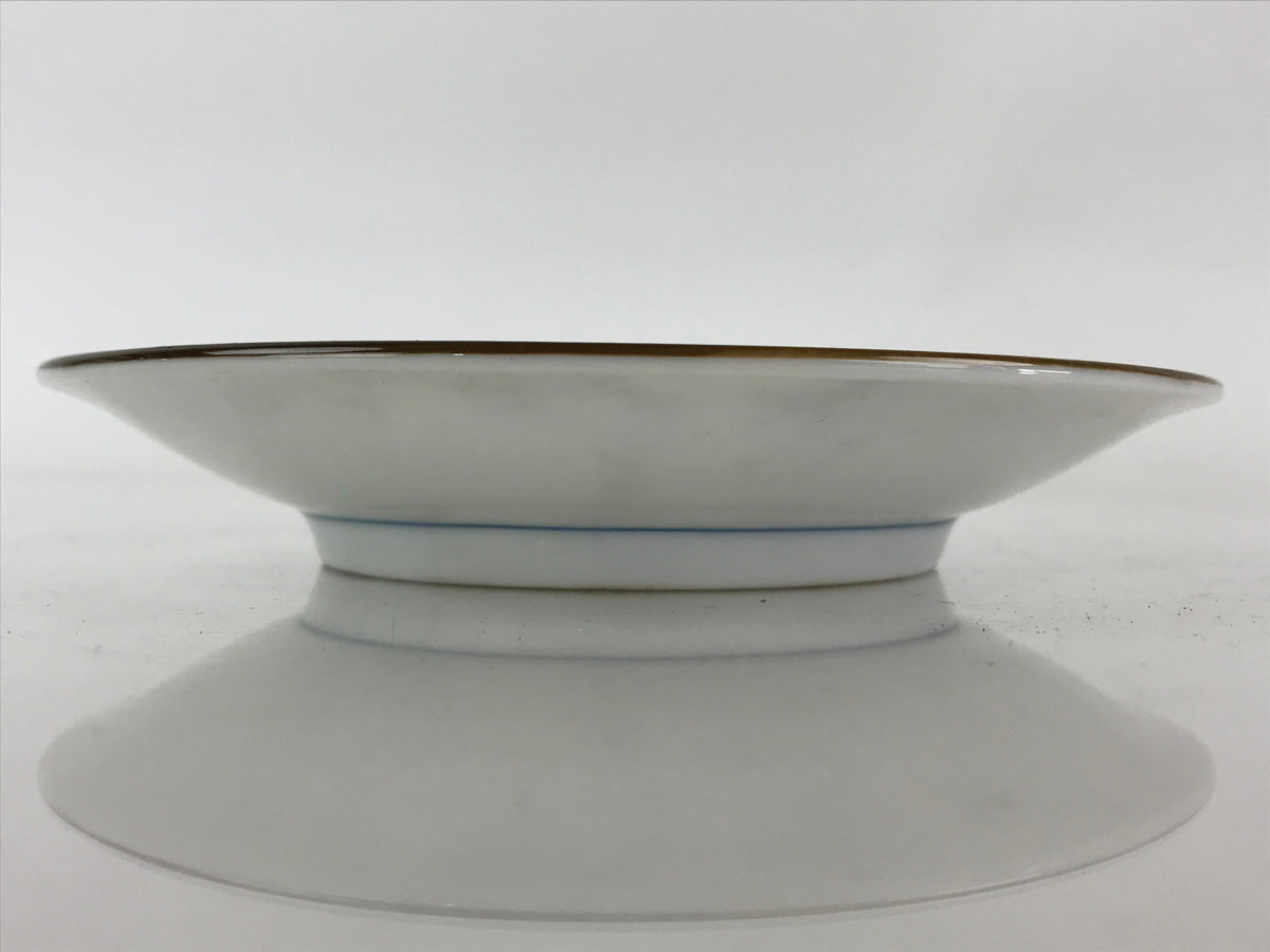 Japanese Porcelain Plate Blue Sometsuke Plum blossoms Flower Pattern Sara PY241
