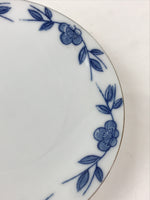Japanese Porcelain Plate Blue Sometsuke Plum blossoms Flower Pattern Sara PY241